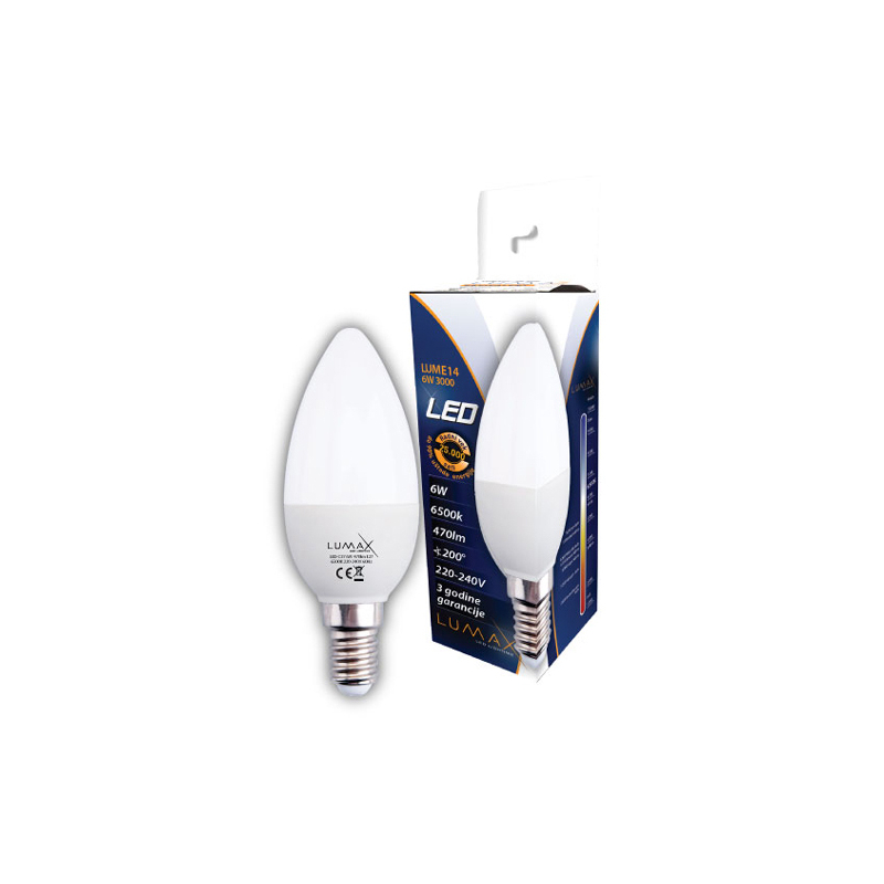 Sijalica Led LUME14-6W 6500K 480 lm