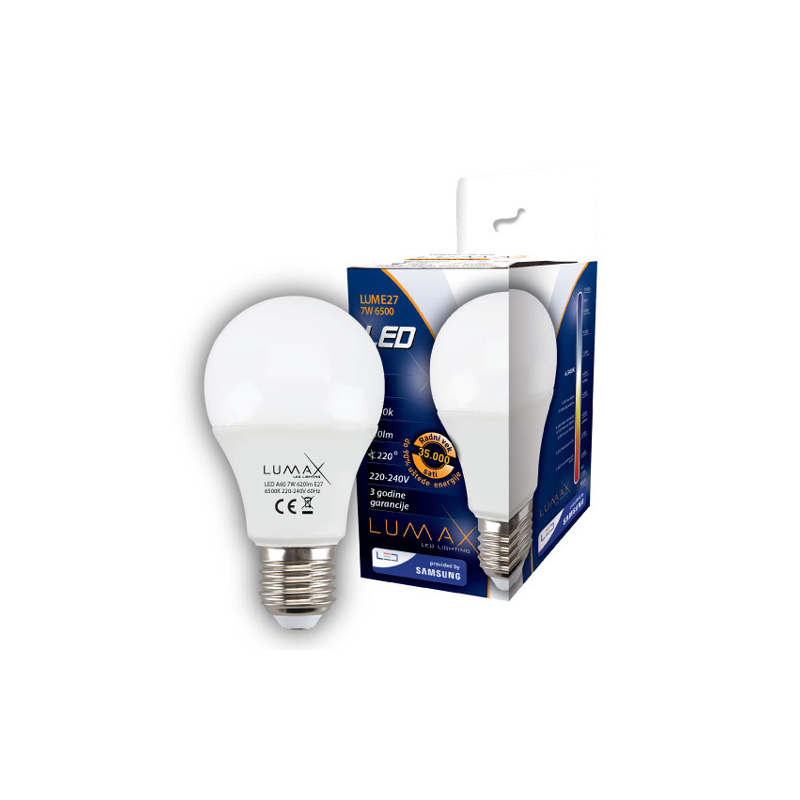 Sijalica Led LUME27-7W 6500K 630 lm