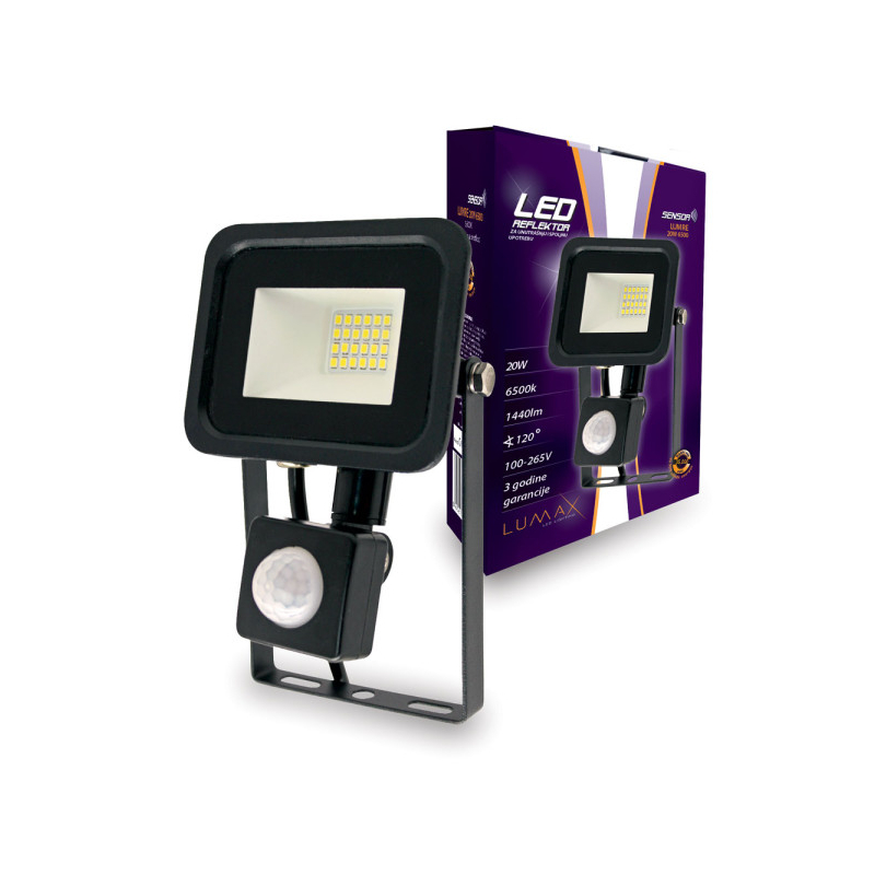 Led Reflektor SENSOR LUMRE-20W 6500K 1620lm