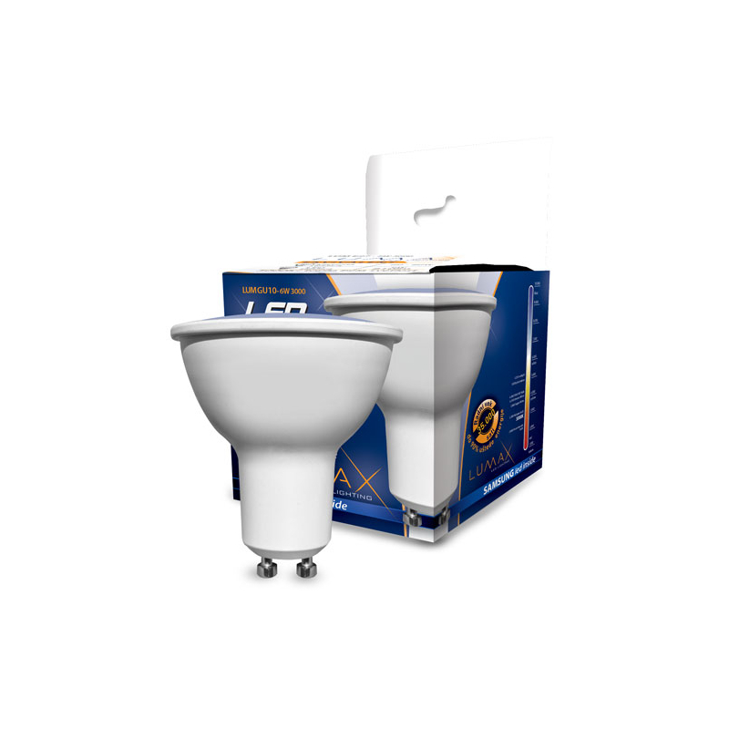 Sijalica Led LUMGU10-6W 110° 3000K 480 lm