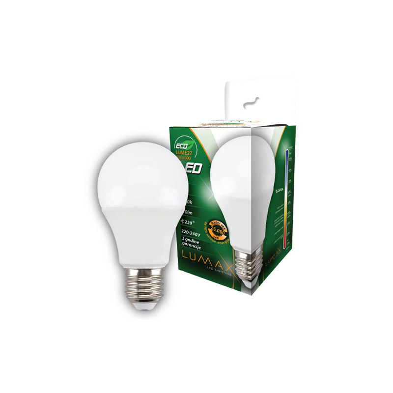 Sijalica Led ECO LUME27-9W 6500K 810 lm
