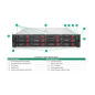 HPE DL380 Gen11 24C 4516Y+ 2.2GHz 64GB 24SFF MR408i-o 4x1Gb 2x 480GB SSD 2x1000W 2U Rack 3Y