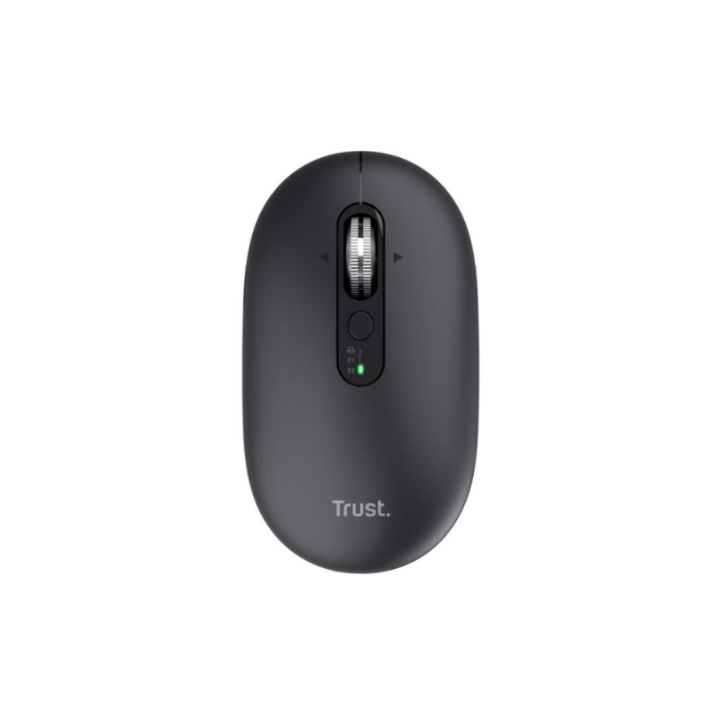 Miš TRUST SERON HYPSCROLL SLIM WRLS MOUSE BLK