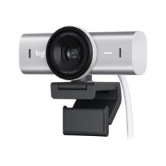 Logitech MX Brio 4K Ultra HD Webcam - Pale Grey