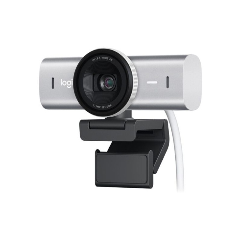 Logitech MX Brio 4K Ultra HD Webcam - Pale Grey