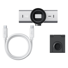 Logitech MX Brio 4K Ultra HD Webcam - Pale Grey