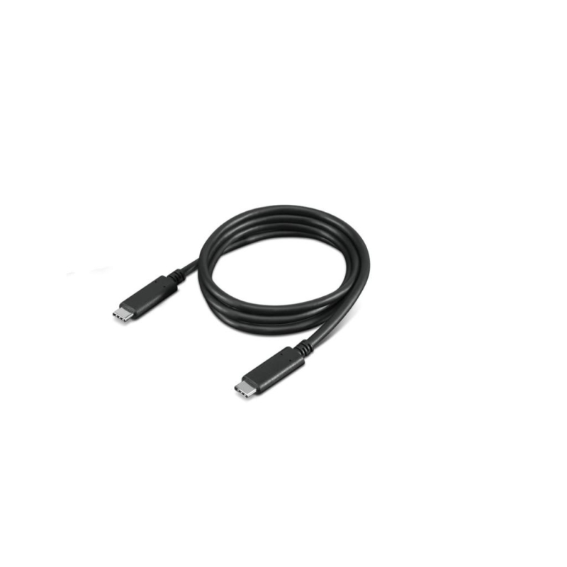 Lenovo USB-C Cable 1m/Date rate 10Gbps/Support max 100W @20V/5A