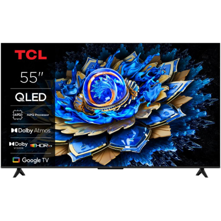 Televizor TCL 55T69C/QLED/55"/4K UHD/60Hz/Google TV/crna