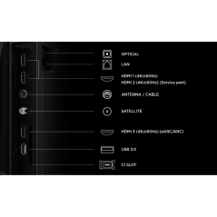 Televizor TCL 65P6L/LED/65"/4K UHD/60Hz/Google TV/crna