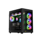 Kucište Gamdias Neso P1 Full Tower/E-ATX/ATX/Micro-ATX/Mini-ITX/bez napajanja/kaljeno staklo/crna