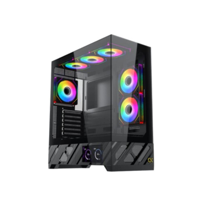 Kucište XIGMATEK Alphard Pro Gaming/E-ATX/ATX/M-ATX/Mini-ITX/ARGB/bez napajanja/crna