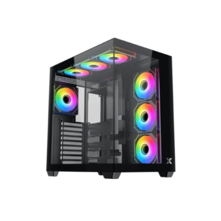 Kucište XIGMATEK Aqua V Air Gaming/ATX/Micro ATX/Mini ITX/ARGB/bez napajanja/crna