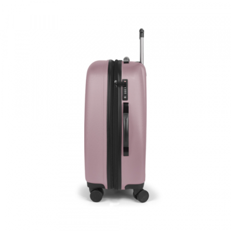 Kofer srednji Gabol 48x67x27 cm ABS 70l-3,7 kg Paradisl pastelno rozi