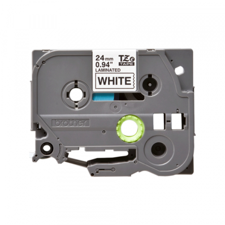 TZe-251 Black on White 24mm