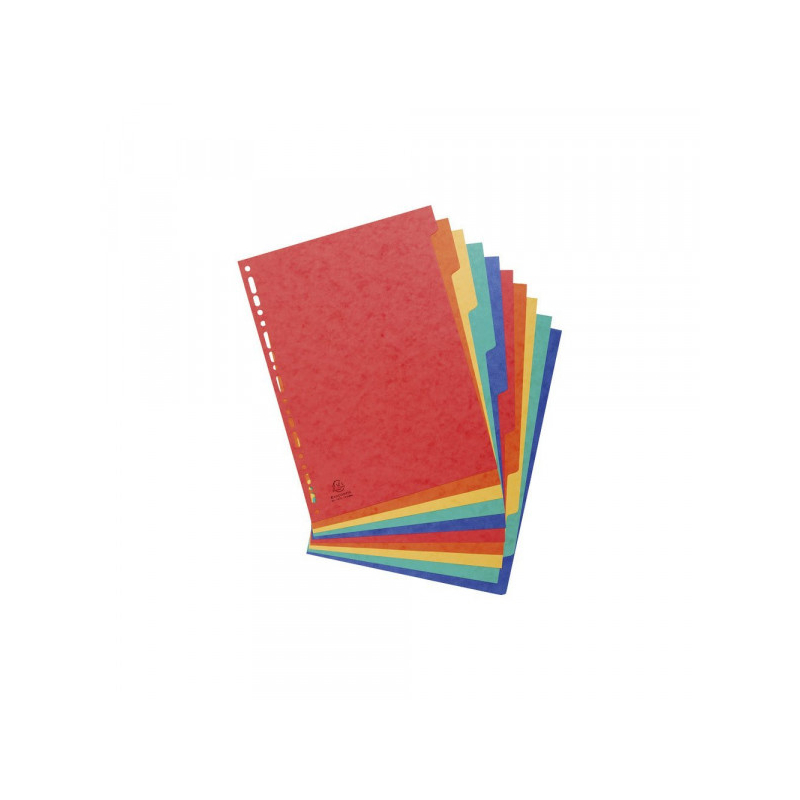 A4 Divider Card Exacompta 1410E Pack of 10