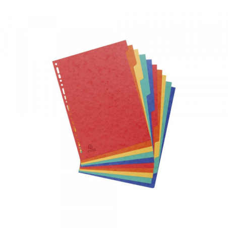 A4 Divider Card Exacompta 1410E Pack of 10