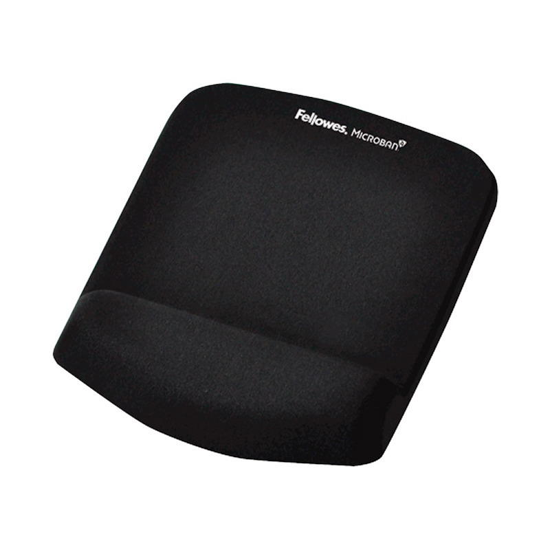 Podloga za miša sa odmaračem zgloba PlushTouch Fellowes 9252003 crna