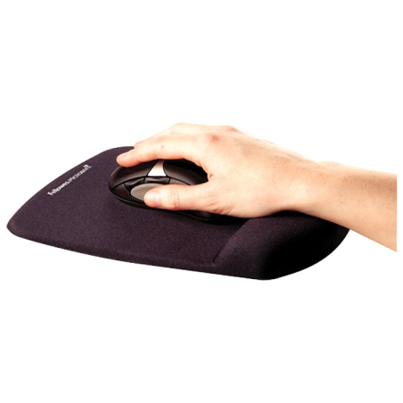 Podloga za miša sa odmaračem zgloba PlushTouch Fellowes 9252003 crna