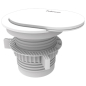 Utičnica stona PowerSpot 1utičnica+usb 1A i 1C/2m Ampra Fellowes 100137178 bela