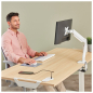 Utičnica stona PowerSpot 1utičnica+usb 1A i 1C/2m Ampra Fellowes 100137178 bela