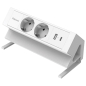 Kabl produžni ugradni za sto PowerDesk2 2utičnice+usb 1A i 1C/2m Ampra Fellowes 100137183 beli