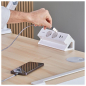 Kabl produžni ugradni za sto PowerDesk2 2utičnice+usb 1A i 1C/2m Ampra Fellowes 100137183 beli