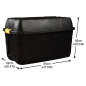 Kutija za odlaganje 75L ojačana-Heavy Duty Fellowes 100143944 crna
