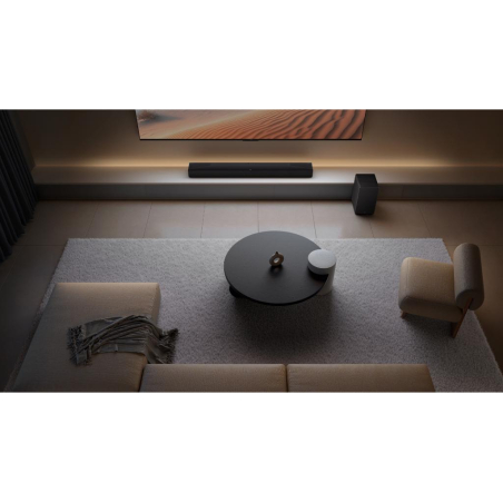 Soundbar TCL Q75HE/Wireless SW/DTS:X/Dolby Atmos/620W/96dB/AI sonic/Black