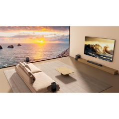 Soundbar TCL Q85H PRO/Wireless SW+STL/DTS:X/Dolby Atmos/860W/96dB/AI sonic/black