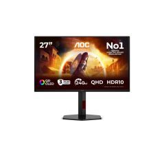 Monitor AOC Q27G4ZDR 26.5"/OLED/2560x1440/240Hz/0.03ms/HDMIX2,DP,USBx2/G-sync/VESA/crna