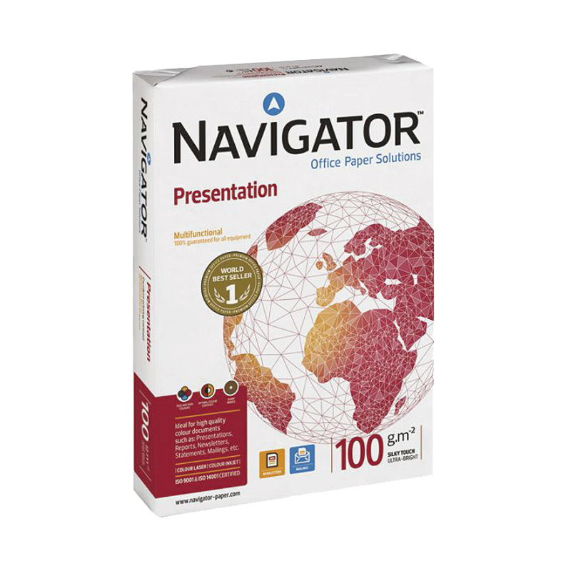 Papir ILK Navigator Presentation A4 100g pk500 Soporcel