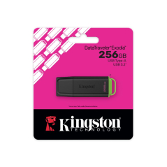 Kingston DataTraveler Exodia G2 256GB USB 3.2 Flash Drive Black