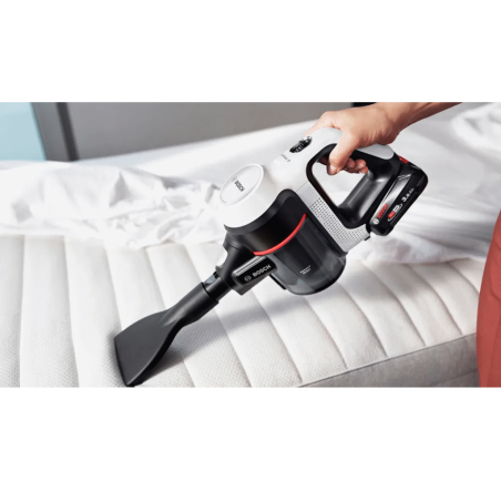 Vacuum Cleaner BOSCH BBS711W - With Dustbin - Stick - Flexible Hose - White