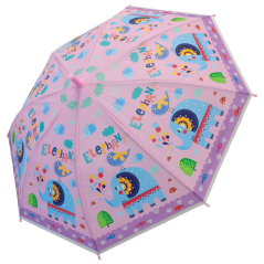 Kišobran dečji ručni 90cm Slon Connect roze