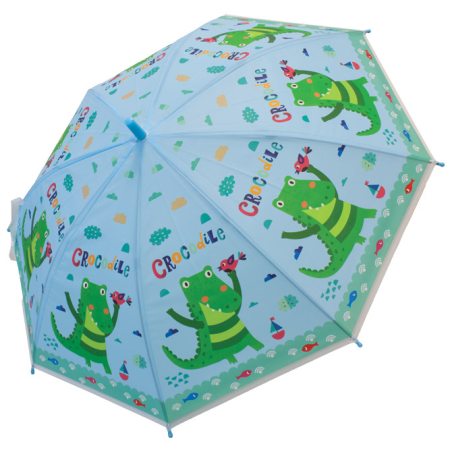 Children's Manual Umbrella 90cm Crocodile Connect Blue