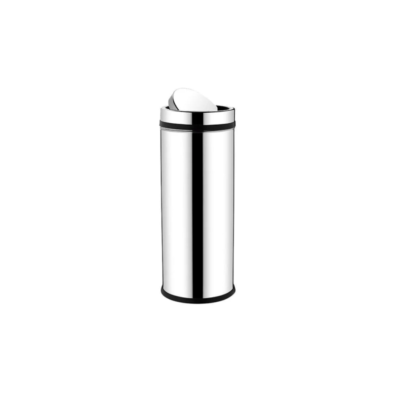 INOX Waste Bin with Swing Lid 20 L (380x205) INOX Waste Bin with Swing Lid 20 L (380x205)