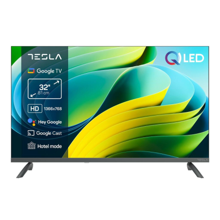 Televizor TESLA Q32E665GHS/QLED/32"/HD/Smart/Google TV/siva