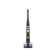 Cetkice za zube TESLA TDP121NB/elektricna/jonska i sonicna tehnologija/soft conical/tamno plava