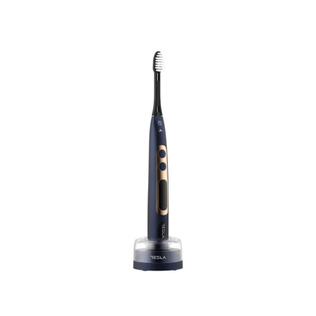 Cetkice za zube TESLA TDP121NB/elektricna/jonska i sonicna tehnologija/soft conical/tamno plava