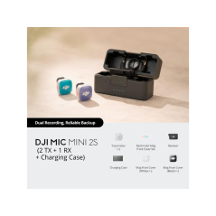 Mikrofon DJI Mic Mini 2S (2 TX + 1 RX + Charging Case)