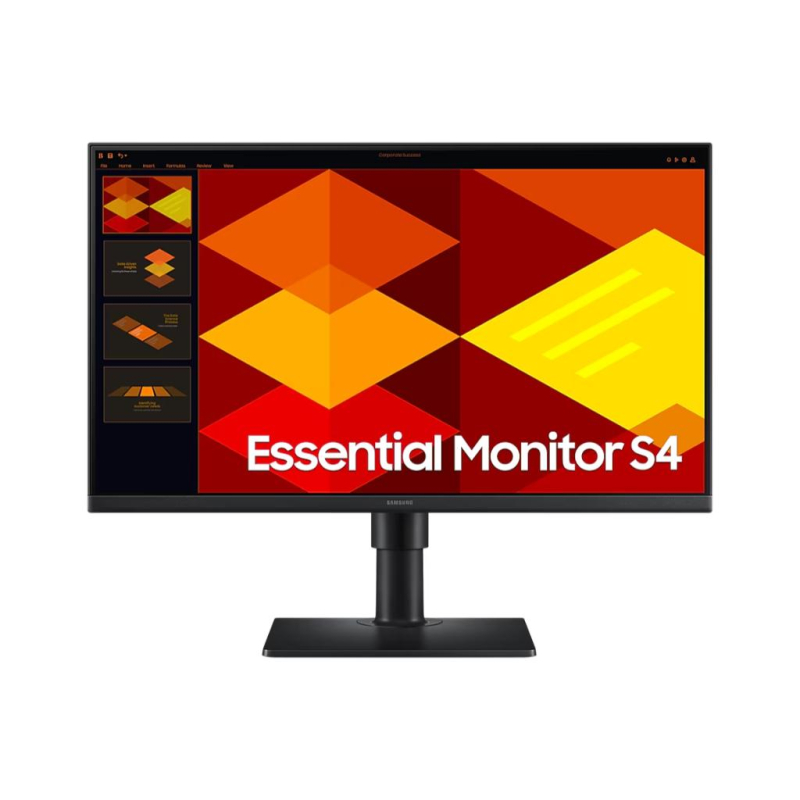 Monitor SAMSUNG LS24D406GAUXEN 24"/IPS/1920x1080/100Hz/5ms GtG/HDMIx2,DP,USB/pivot/zvucnici/crna