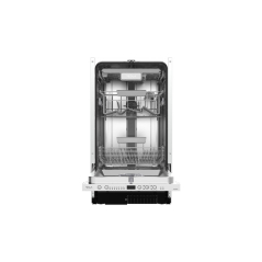 TESLA WDI491M Built-in Dishwasher/E/10 Sets/3 Baskets/3 Spray Arms/81.5x44.5x57cm/Inox