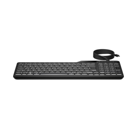 HP 400 Backlight Wired Keyboard US Layout Black