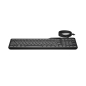 HP 400 Backlight Wired Keyboard US Layout Black