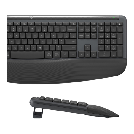 Logitech MK880 Signature Comfort Plus Wireless Desktop US, Graphite