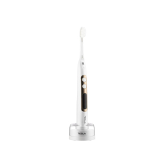 Tesla TDP121PW Electric Toothbrush - Ionic and Sonic Technology, Soft Conical, Pearl White