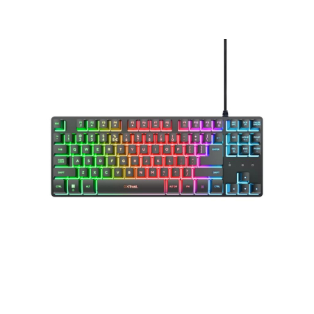 Keyboard TRUST GXT833 THADO Wired/RGB/TKL/SRB/Gaming/Black