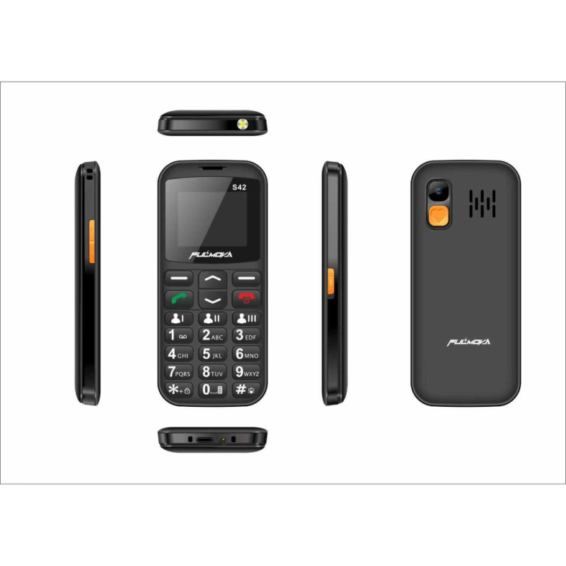 Mobile Phone FULMOVA Senior S42 2G/black Mobile Phone FULMOVA Senior S42 2G/black