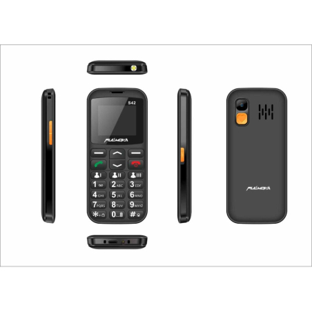 Mobilni telefon FULMOVA Senior S42 2G/crni