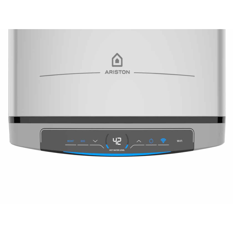 Bojler ARISTON Velis TECH WiFi 80 EU akumulacioni/WiFi/vertikal ili horiz/51.1x108.7x27.5cm/srebrna Bojler ARISTON Velis TECH WiFi 80 EU akumulacioni/WiFi/vertikal ili horiz/51.1x108.7x27.5cm/srebrna